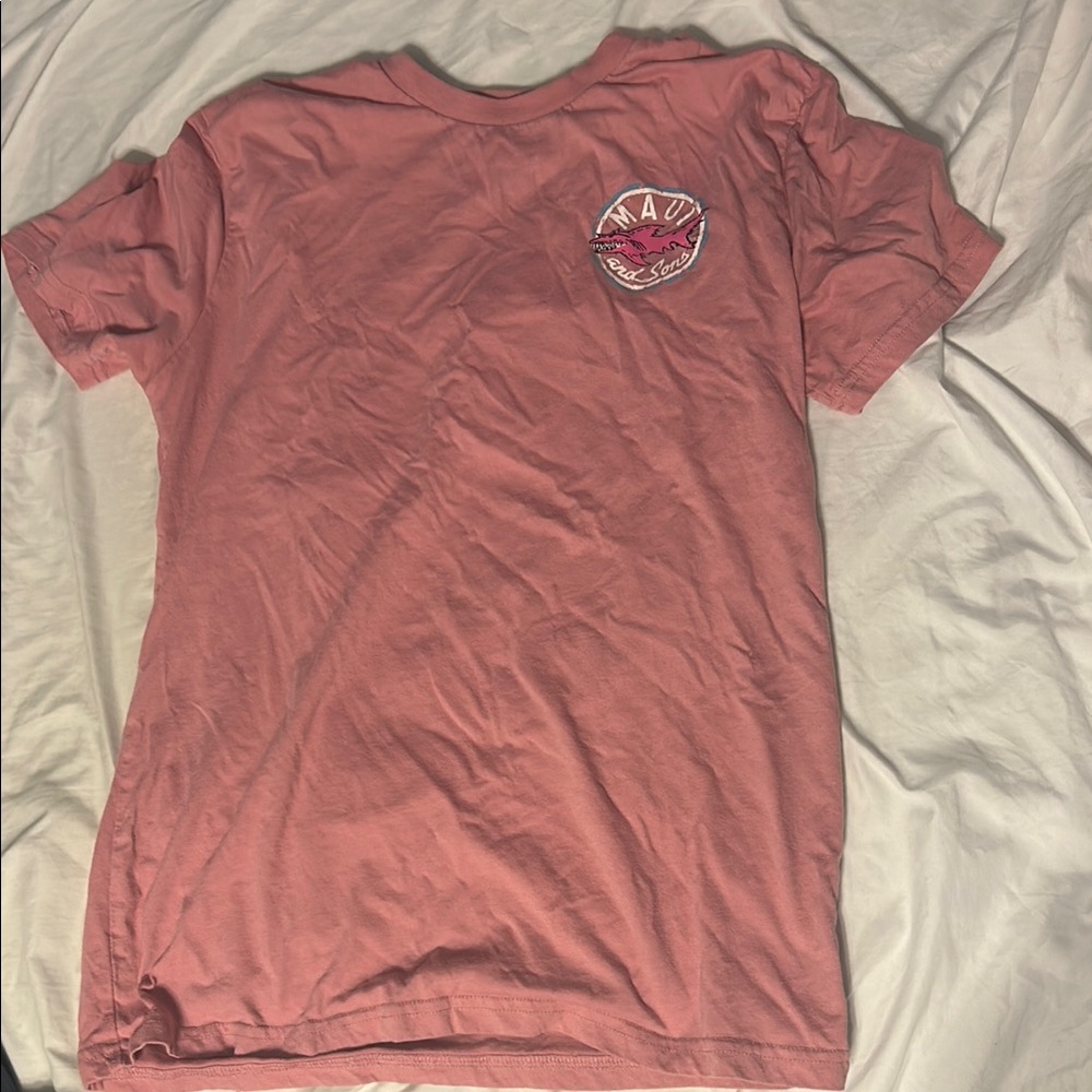 Maui and Sons Pink Short Sleeve Tee
